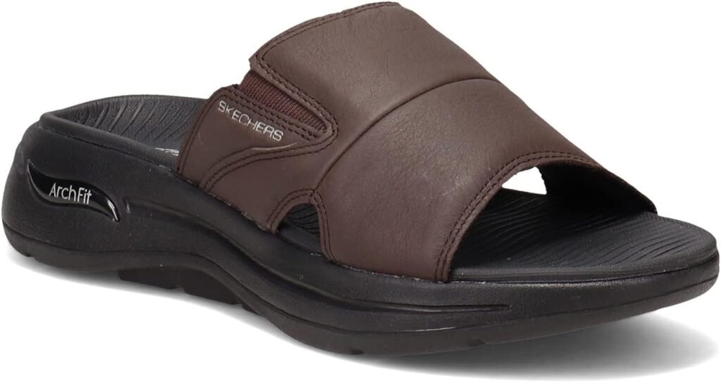skechers go walk arch fit sandal ultra span mens sandal