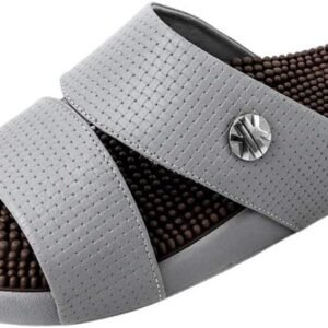 kenkoh men's premium leather acupressure & reflexology massage sandal japanese technology sandal