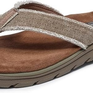skechers men's relaxed fit supreme bosnia sandal