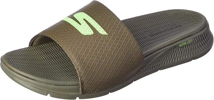 skechers mens go consistent athletic beach shower shoes with foam cushioning slide sandal skechers mens go consistent athletic beach shower shoes with foam cushioning slide sandal